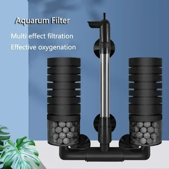 S Аквариумный губчатый резервуар для воздуха, Биохимический фильтр, Рыбы Aquario, Биофильтр, Скиммерный насос