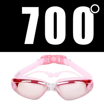 Профессиональные силиконовые водонепроницаемые регулируемые очки для плавания с защитой от ультрафиолета, Противотуманная близорукость, очки для серфинга, Пляжные очки для дайвинга