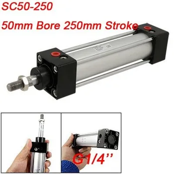 Ход SC50*250 скважины 250mm стандартного цилиндра 50mm одиночной штанги регулируемого буфера 1.0Mpa стандартный SC50*250
