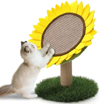 Когтеточка Sunflower Cat для древесных кошек для домашних кошек Интерактивная игрушка 