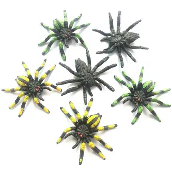 20шт Творческий Поддельный Паук Многоразового Использования Colorfast Spider Игрушка Хэллоуин Декоративный Паук