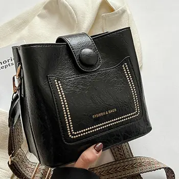 Сумка-тоут Большой емкости, Коричневая сумка через плечо, Женская сумка 2023, Модная сумка-мессенджер, модный Тренд Для женщин