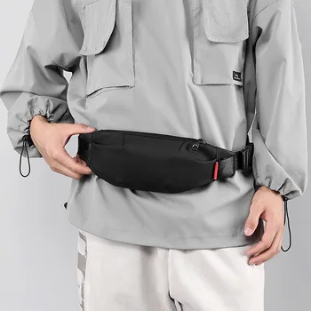 Мужская сумка через плечо, мужская поясная сумка, брендовые водонепроницаемые модные нагрудные сумки, универсальная простая водонепроницаемая сумка через плечо