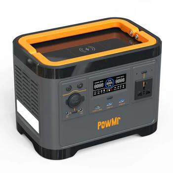 PowMr домашний наружный источник солнечной энергии литиевая батарея мощностью 600 Вт, используемая при перебоях в подаче электроэнергии Портативный источник питания