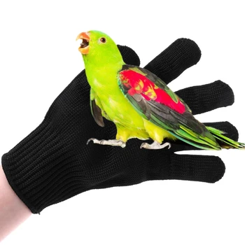 Перчатки для защиты от укусов птиц, защитные перчатки для жевания домашних попугаев, для дрессировки Конуров, вьюрков Ара, попугайчиков