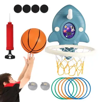 Крытый Набор Мини-Баскетбольных Колец Mini Indoor Children's Sports Basketball Hoop Outdoor Sports Goal Game Для Детей Мальчиков И Девочек