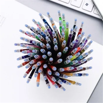 48 шт./компл., Гелевая ручка-вспышка, Цветная, полностью сверкающая, для детского рисования, Канцелярские принадлежности для офиса 48 цветов