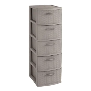 MQ Infinity Пластиковая Многоцелевая Башня Для Хранения с 5 ящиками, Темно-серый картотечный шкаф офисный шкаф Для хранения