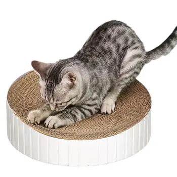 Доска для кошачьей царапины, Двухсторонние круглые коврики для кошачьей царапины, прочная многофункциональная доска для кошачьей защиты мебели