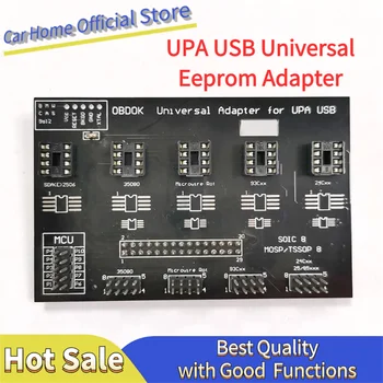 UPA USB Universal Eeprom Adapter V1.3 ECU Программатор Работает Для Программирования Микропроводов I2C/SPI Eeprom с кабелем 8 Soic Clip