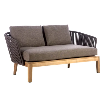 Досуг открытый диван из массива дерева, журнальный столик, комбинированная мебель для внутренней гостиной, одноместный небольшой диван
