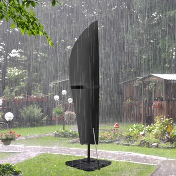 Водонепроницаемый для наружного использования Graden Ткань Оксфорд Солнцезащитный зонт Защитный чехол для Всепогодного патио Консольный зонтик Дождевик