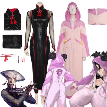 Платье для косплея AKI, костюм для сережек, комбинезон Juri, игра SF Fighter, фантазия, Маскировочные костюмы Cheongsam, Карнавальный костюм для вечеринки на Хэллоуин