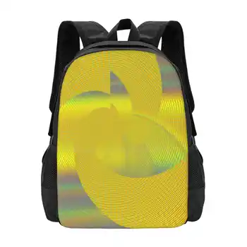 Sun Crash, 3D-принт, рюкзак, студенческая сумка, Солнце, Солнечная абстракция