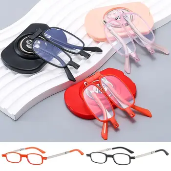 Новые складные очки для чтения с блокировкой синего света, очки для пресбиопии с держателем телефона, Оптические очки для дальнозоркости