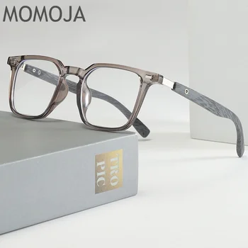 MOMOJA Новая модная Ретро коробка TR90 В оправе для мужских очков с синим светом, оптические очки по рецепту, женские 280878