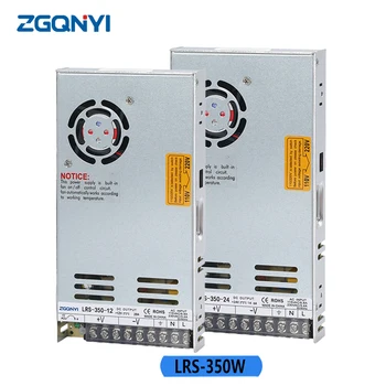 ZGQNYI LRS-350W Ультратонкий Импульсный Источник питания 12V 24V 36V 48V Эффективный и долговечный трансформатор переменного тока в постоянный с одним выходом