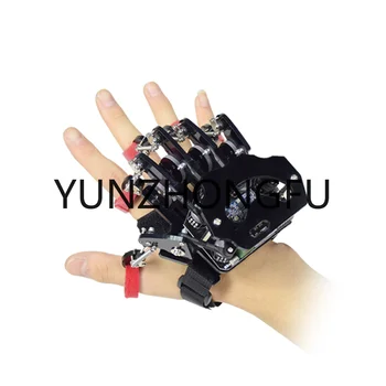 Носимые механические перчатки С соматосенсорным управлением, Механическое управление рукой робота Arduino