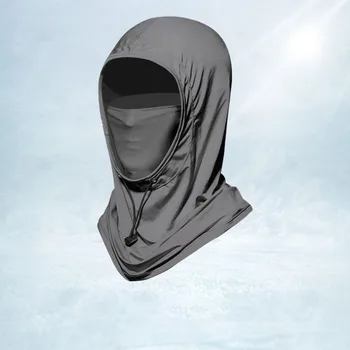 Солнцезащитная маска с защитой от солнца / ультрафиолета, Новая быстросохнущая дышащая повязка на голову, шарф с завязками, солнцезащитная кепка из ледяного шелка Для женщин