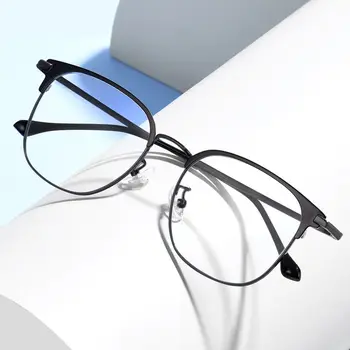 Очки с защитой от синего света, женские, мужские, с увеличенной оправой, для защиты глаз, ультралегкие очки, офисные компьютерные очки
