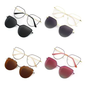 Солнцезащитные очки-клипсы с Магнитной Поляризацией, Очки-Клипсы с Защитой От Синего Света с 1 шт. Линзами Для Солнцезащитных очков 3 В 1 