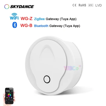 Приложение Skydance Bluetooth или ZigBee wireless Wifi Gateway Tuya Smart Life соответствует светодиодному контроллеру постоянного напряжения 1-5 цветов