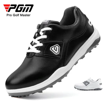 Женская обувь для гольфа PGM, водонепроницаемая и противоскользящая обувь, спортивная обувь для гольфа с эластичными кружевами, женская обувь для гольфа