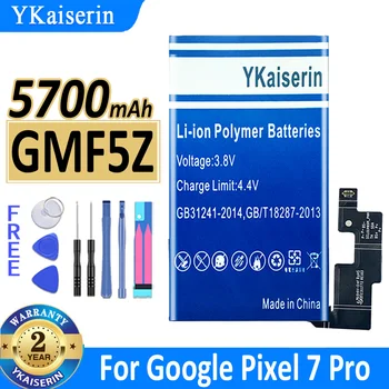 5000 мАч/5700 мАч YKaiserin Аккумулятор GMF5Z GZEBU Для HTC Google Pixel 7 Pro Pixel7 Pro 7Pro Pixel7 Bateria