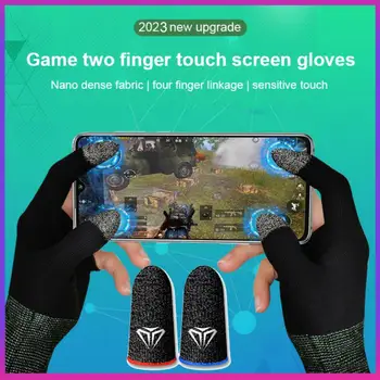 1 Пара Накладок На Палец Для Мобильной Игры PUBG Непромокаемые Дышащие Чувствительные Игровые Перчатки С Сенсорным Экраном Для Большого Пальца
